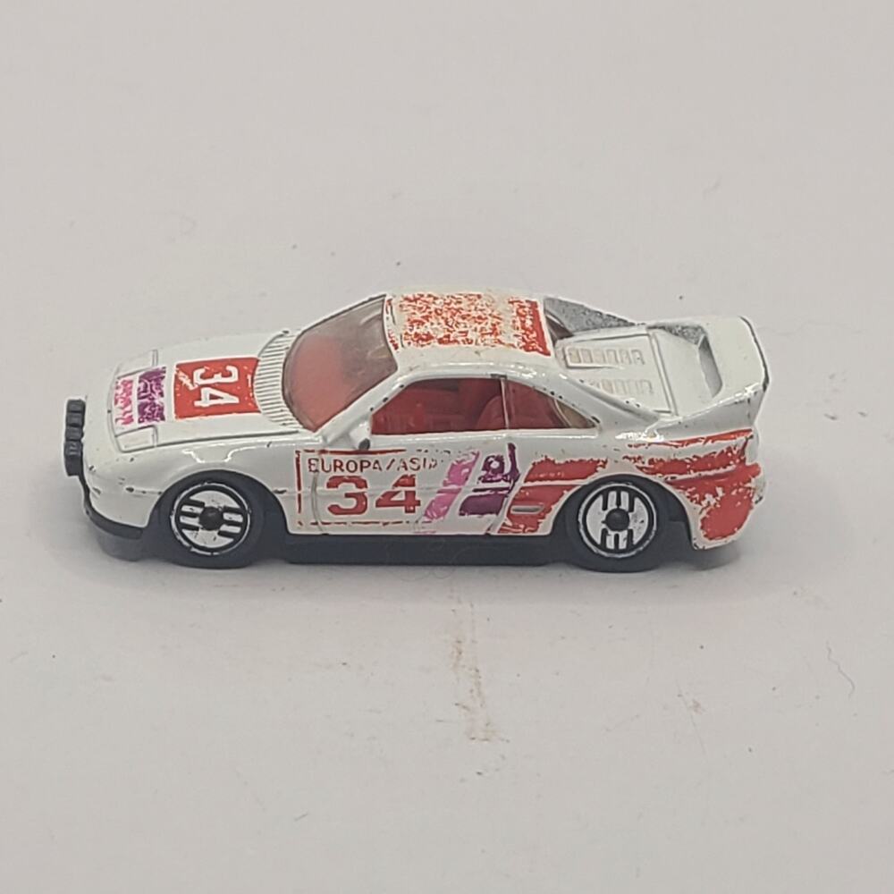 Vintage HOT WHEELS White TOYOTA MR2 RALLY 1/64 Diecast Ultra Hots